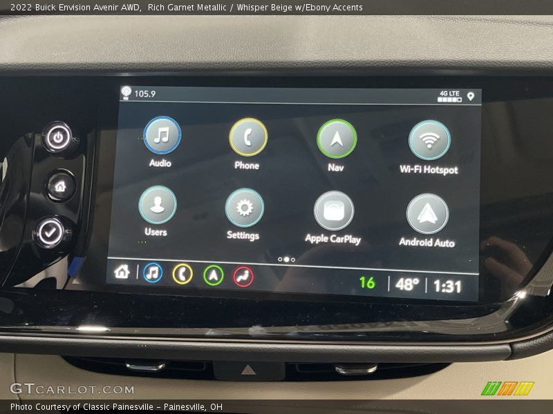 Rich Garnet Metallic / Whisper Beige w/Ebony Accents 2022 Buick Envision Avenir AWD