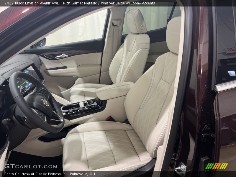Rich Garnet Metallic / Whisper Beige w/Ebony Accents 2022 Buick Envision Avenir AWD