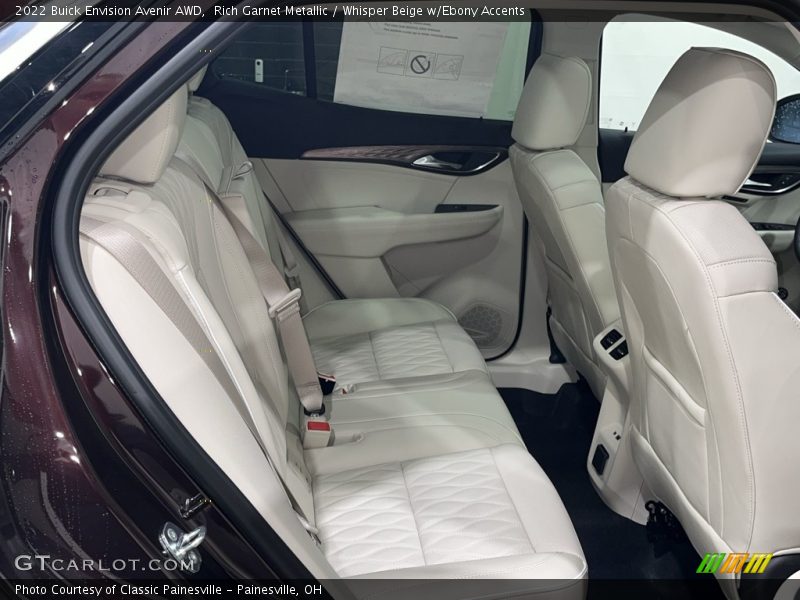 Rich Garnet Metallic / Whisper Beige w/Ebony Accents 2022 Buick Envision Avenir AWD