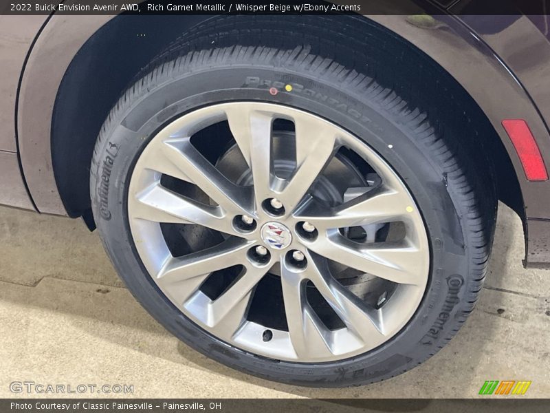 Rich Garnet Metallic / Whisper Beige w/Ebony Accents 2022 Buick Envision Avenir AWD