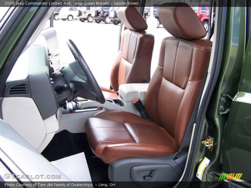 Jeep Green Metallic / Saddle Brown 2006 Jeep Commander Limited 4x4