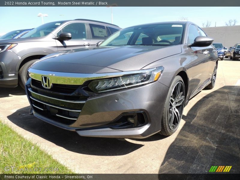 Modern Steel Metallic / Black 2022 Honda Accord Touring