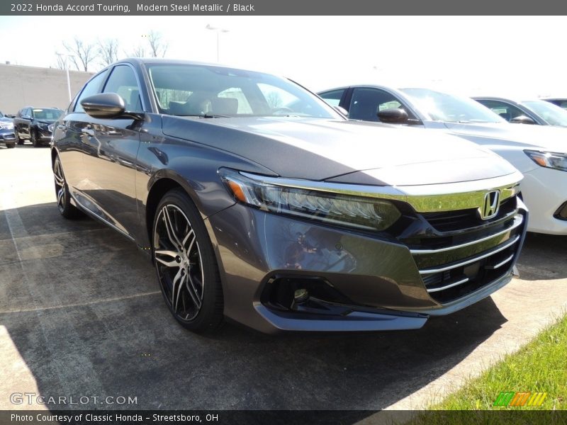 Modern Steel Metallic / Black 2022 Honda Accord Touring