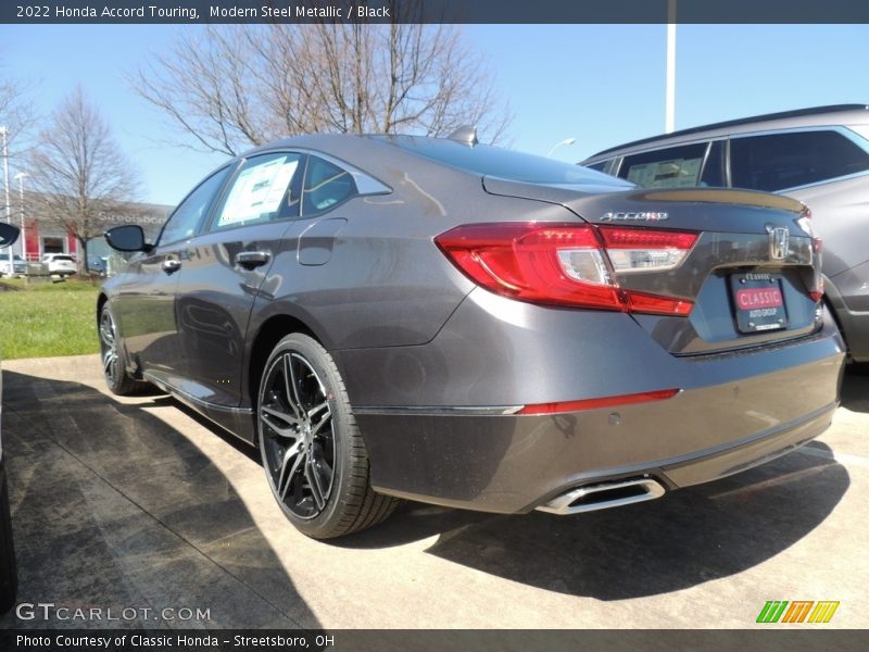 Modern Steel Metallic / Black 2022 Honda Accord Touring