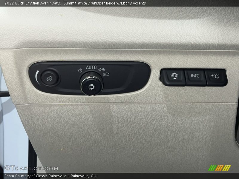 Summit White / Whisper Beige w/Ebony Accents 2022 Buick Envision Avenir AWD