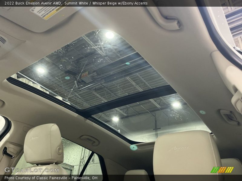 Summit White / Whisper Beige w/Ebony Accents 2022 Buick Envision Avenir AWD