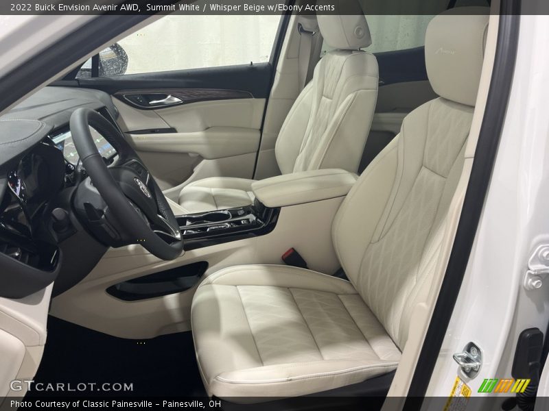 Front Seat of 2022 Envision Avenir AWD