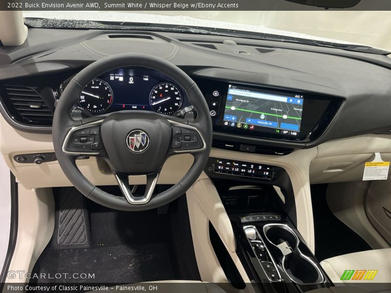 Summit White / Whisper Beige w/Ebony Accents 2022 Buick Envision Avenir AWD