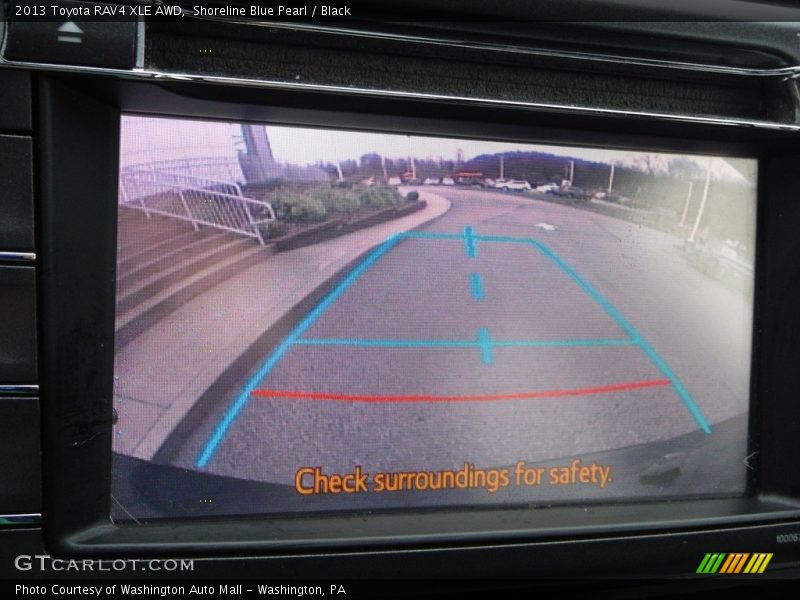 Shoreline Blue Pearl / Black 2013 Toyota RAV4 XLE AWD