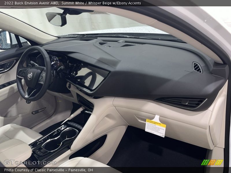 Summit White / Whisper Beige w/Ebony Accents 2022 Buick Envision Avenir AWD