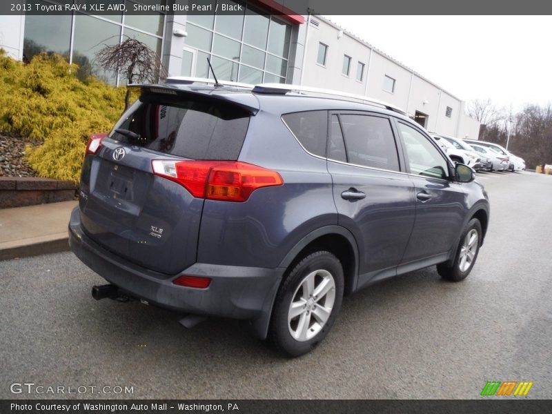 Shoreline Blue Pearl / Black 2013 Toyota RAV4 XLE AWD