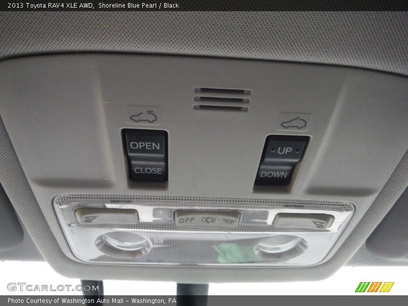 Shoreline Blue Pearl / Black 2013 Toyota RAV4 XLE AWD