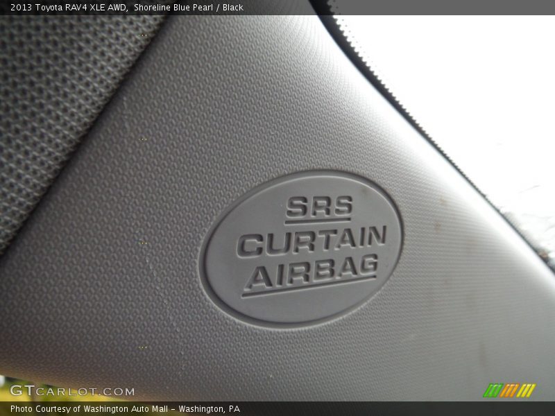 Shoreline Blue Pearl / Black 2013 Toyota RAV4 XLE AWD