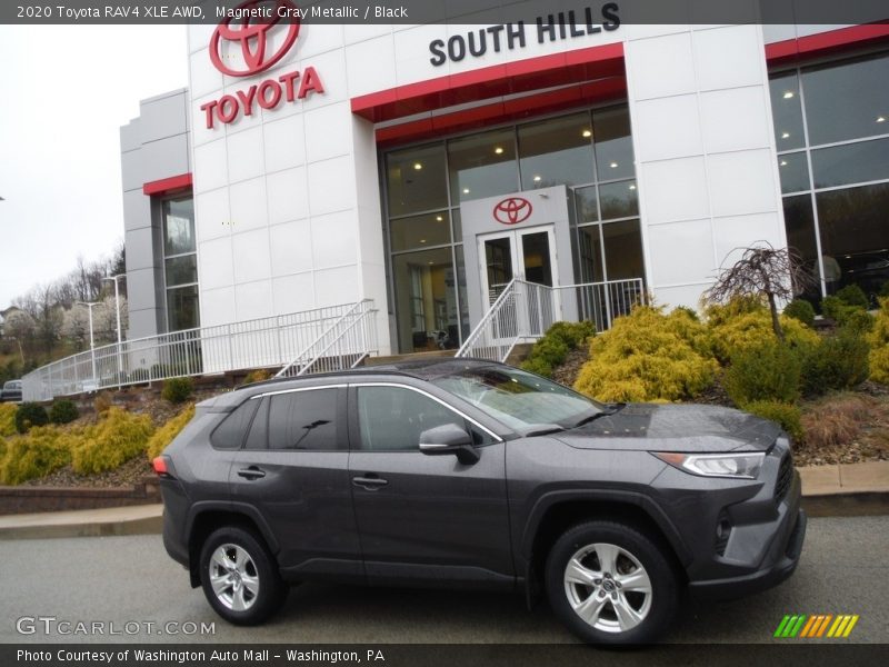 Magnetic Gray Metallic / Black 2020 Toyota RAV4 XLE AWD