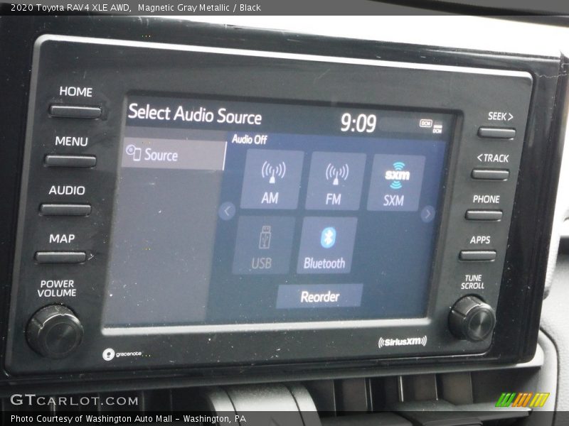 Magnetic Gray Metallic / Black 2020 Toyota RAV4 XLE AWD