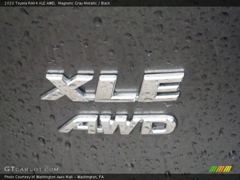 Magnetic Gray Metallic / Black 2020 Toyota RAV4 XLE AWD