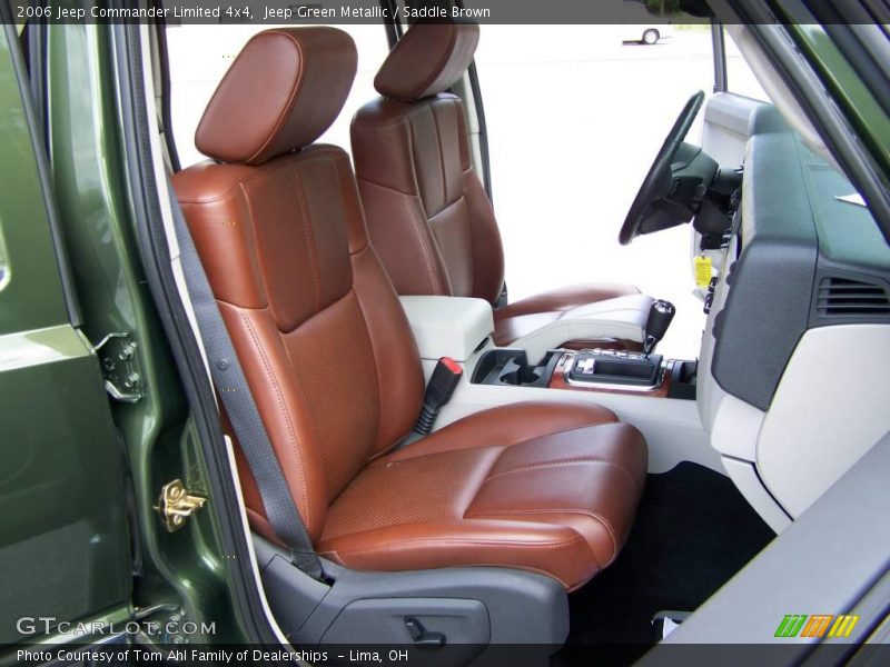 Jeep Green Metallic / Saddle Brown 2006 Jeep Commander Limited 4x4
