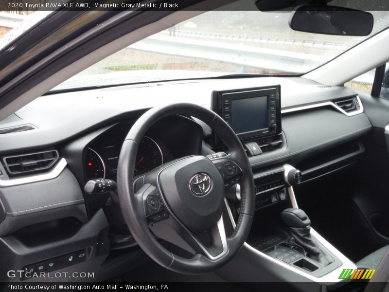 Magnetic Gray Metallic / Black 2020 Toyota RAV4 XLE AWD