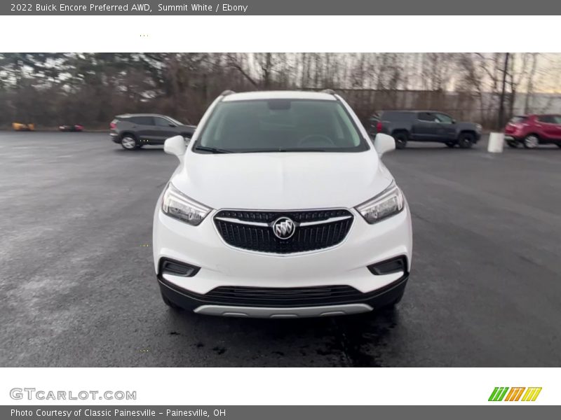 Summit White / Ebony 2022 Buick Encore Preferred AWD