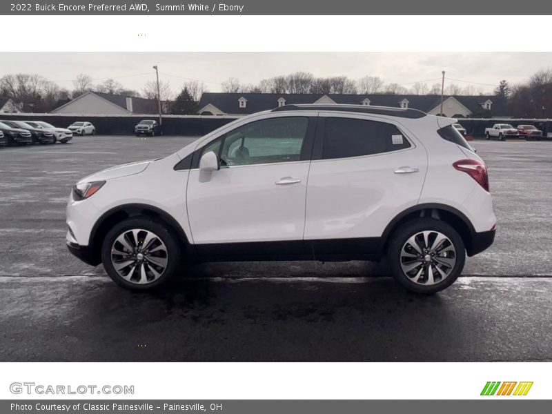 Summit White / Ebony 2022 Buick Encore Preferred AWD