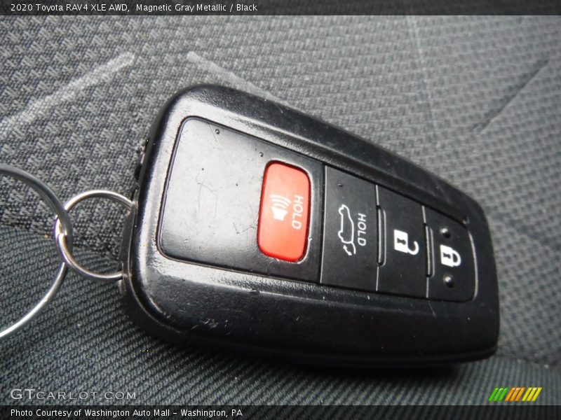 Magnetic Gray Metallic / Black 2020 Toyota RAV4 XLE AWD
