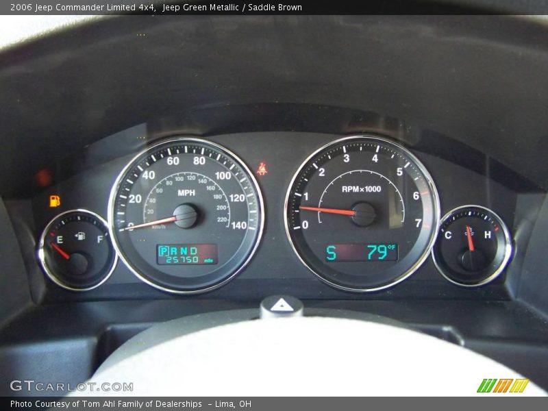 Jeep Green Metallic / Saddle Brown 2006 Jeep Commander Limited 4x4