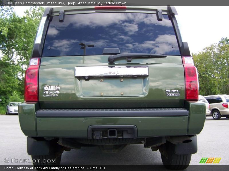 Jeep Green Metallic / Saddle Brown 2006 Jeep Commander Limited 4x4