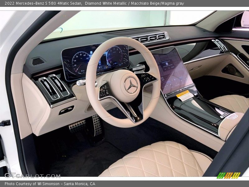 Front Seat of 2022 S 580 4Matic Sedan