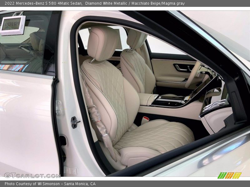 Front Seat of 2022 S 580 4Matic Sedan
