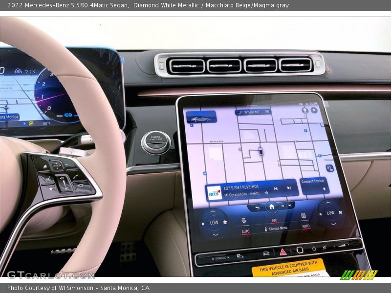 Navigation of 2022 S 580 4Matic Sedan