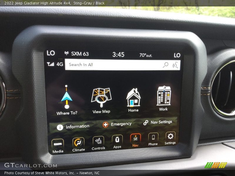 Sting-Gray / Black 2022 Jeep Gladiator High Altitude 4x4