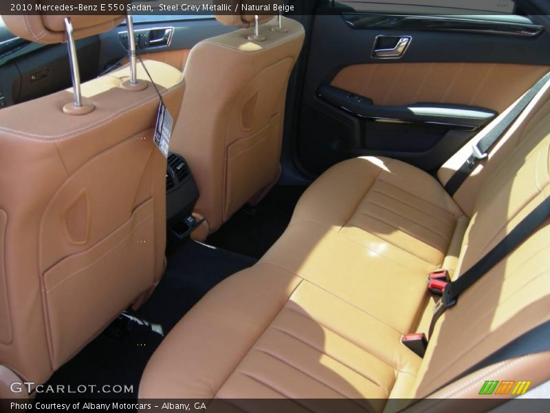 Steel Grey Metallic / Natural Beige 2010 Mercedes-Benz E 550 Sedan