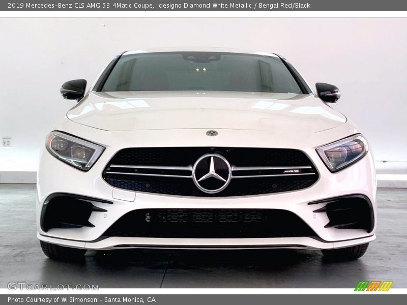 designo Diamond White Metallic / Bengal Red/Black 2019 Mercedes-Benz CLS AMG 53 4Matic Coupe