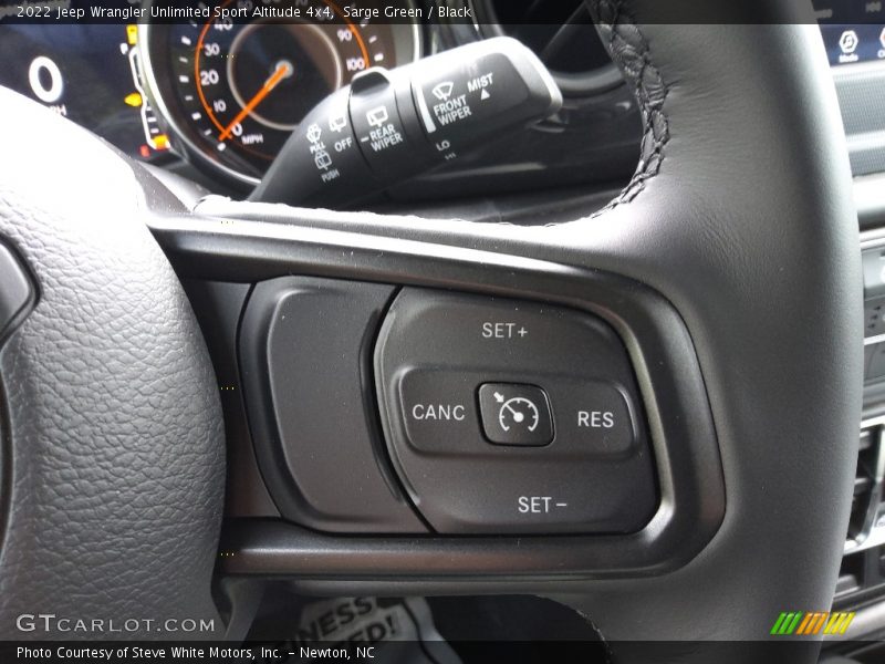 Sarge Green / Black 2022 Jeep Wrangler Unlimited Sport Altitude 4x4