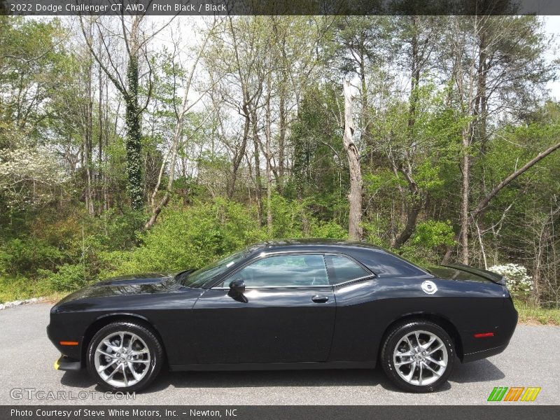 Pitch Black / Black 2022 Dodge Challenger GT AWD