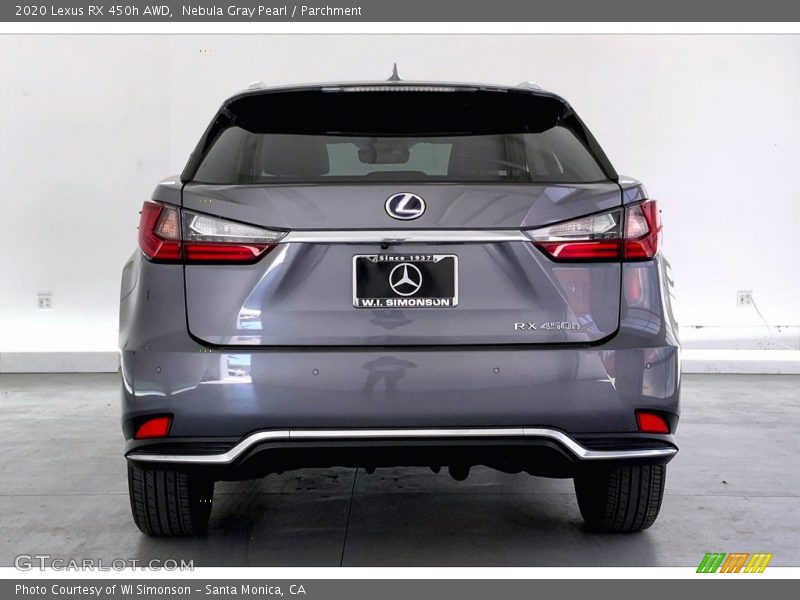 Nebula Gray Pearl / Parchment 2020 Lexus RX 450h AWD