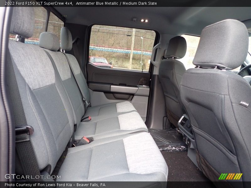 Antimatter Blue Metallic / Medium Dark Slate 2022 Ford F150 XLT SuperCrew 4x4