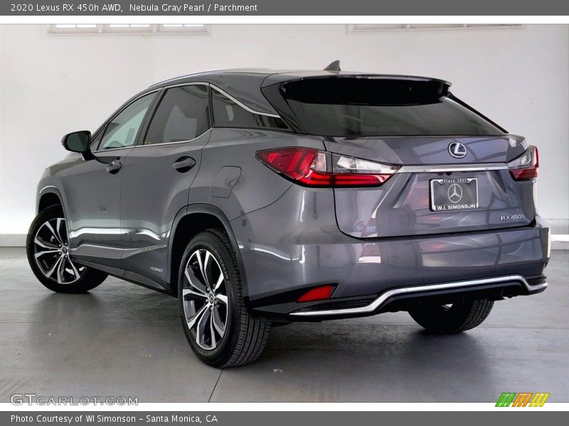 Nebula Gray Pearl / Parchment 2020 Lexus RX 450h AWD