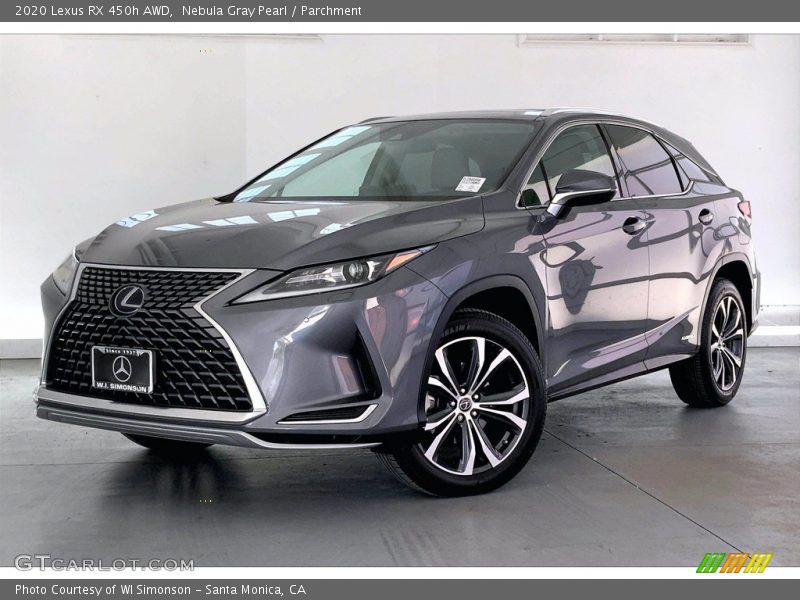 Front 3/4 View of 2020 RX 450h AWD