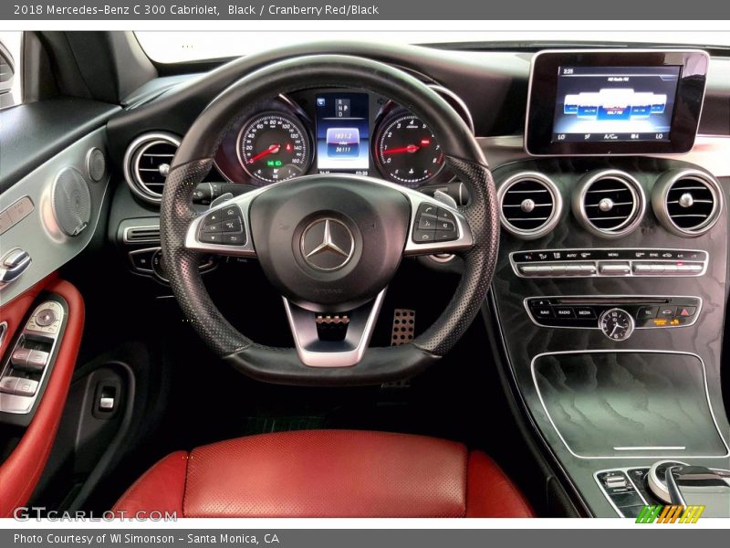 Dashboard of 2018 C 300 Cabriolet