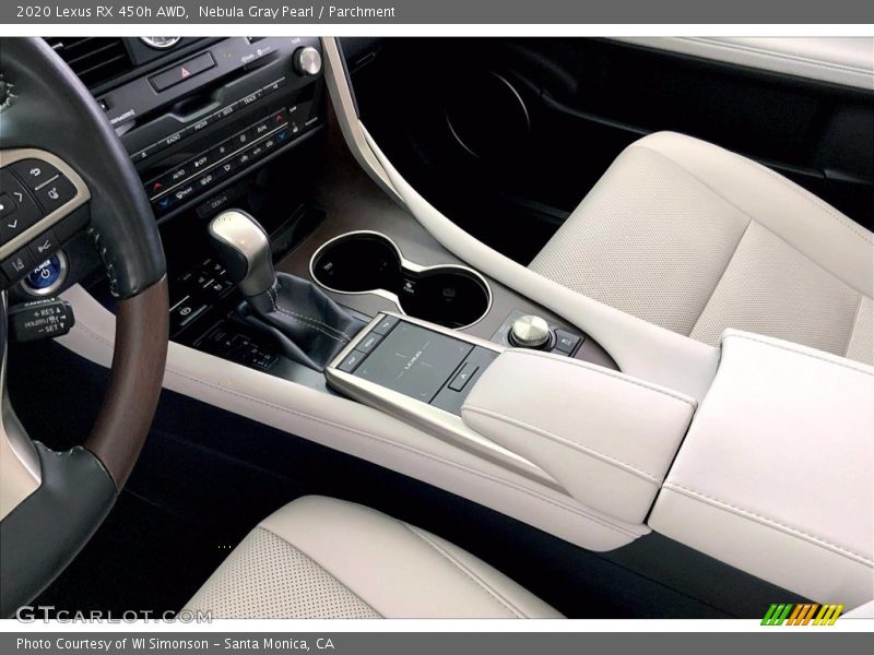 Nebula Gray Pearl / Parchment 2020 Lexus RX 450h AWD