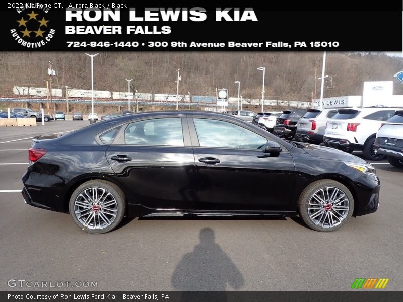 Aurora Black / Black 2022 Kia Forte GT