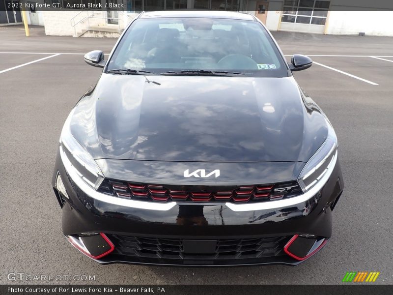 Aurora Black / Black 2022 Kia Forte GT