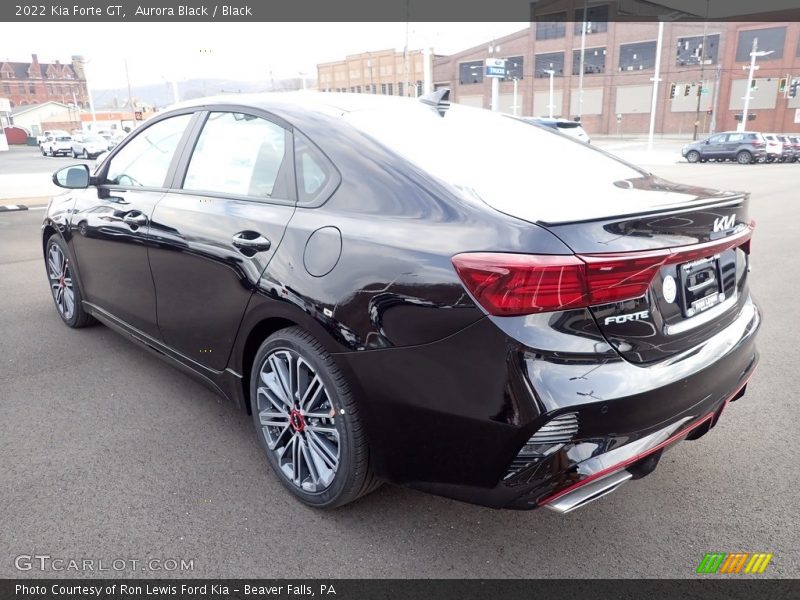 Aurora Black / Black 2022 Kia Forte GT