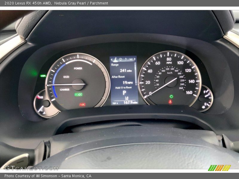  2020 RX 450h AWD 450h AWD Gauges
