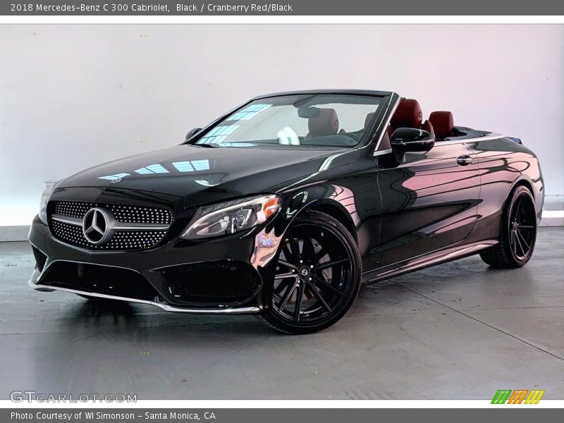 Front 3/4 View of 2018 C 300 Cabriolet