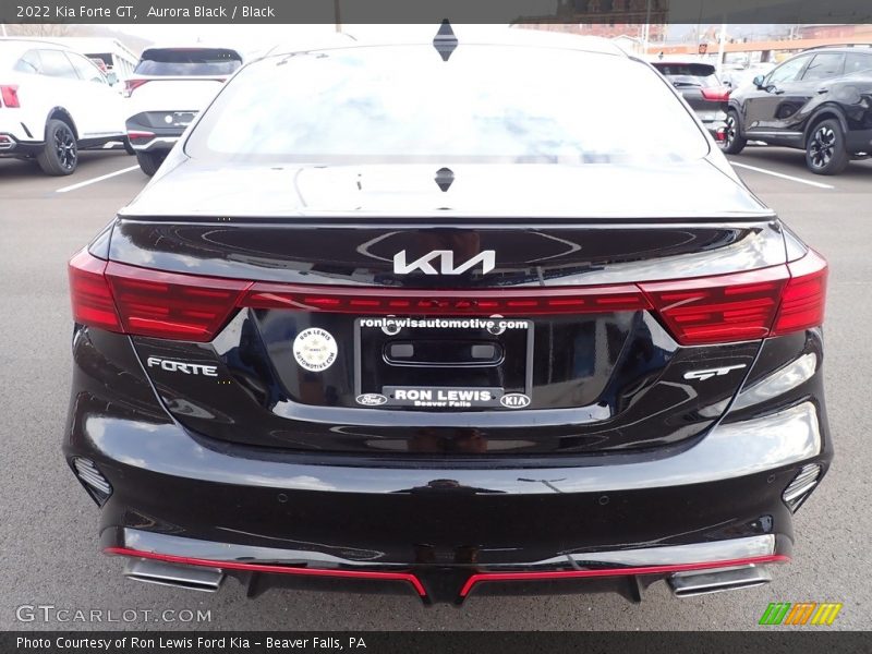 Aurora Black / Black 2022 Kia Forte GT