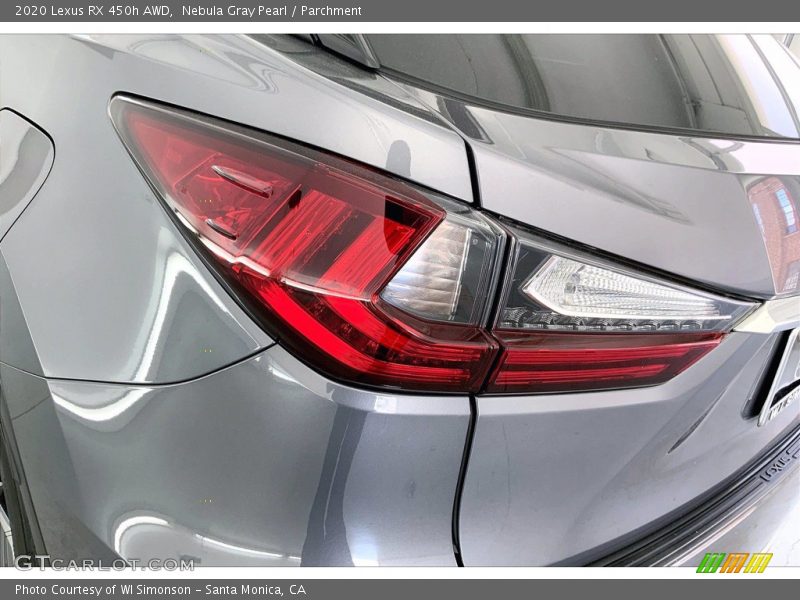 Nebula Gray Pearl / Parchment 2020 Lexus RX 450h AWD