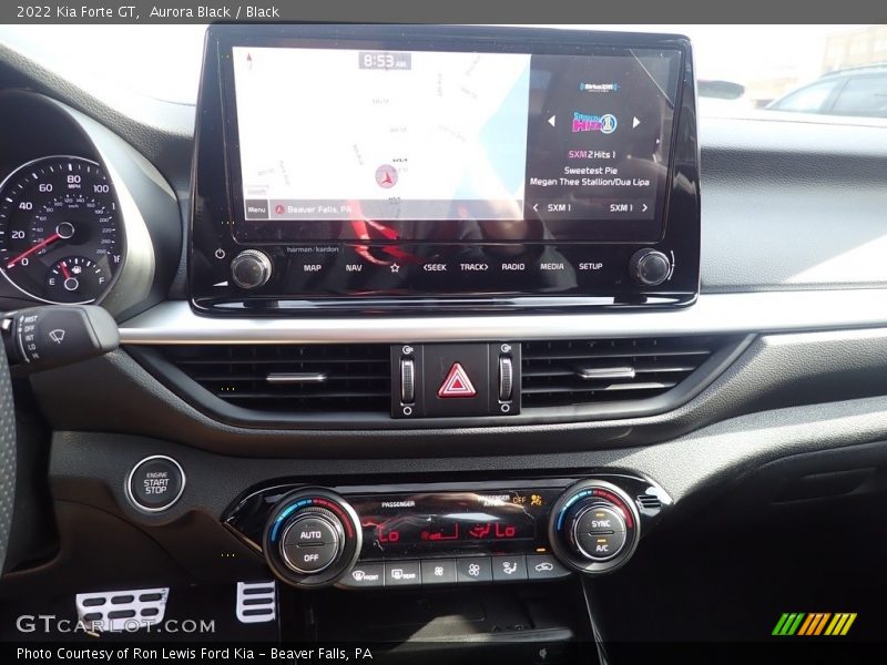 Aurora Black / Black 2022 Kia Forte GT