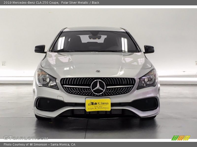 Polar Silver Metallic / Black 2019 Mercedes-Benz CLA 250 Coupe